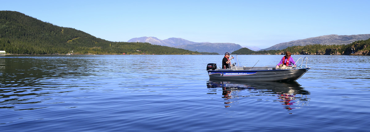 Fishing in Velfjord, Norway